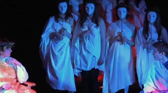 Spektakl „KRÓL EDYP” Sofoklesa w wykonaniu uczniów I Liceum im. T. Zana we Wschowie