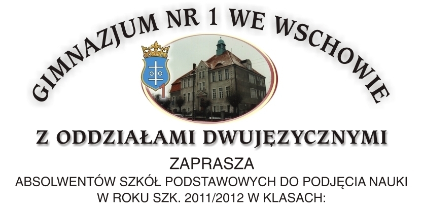 Nabór do klasy I w Gimnazjum nr 1 we Wschowie