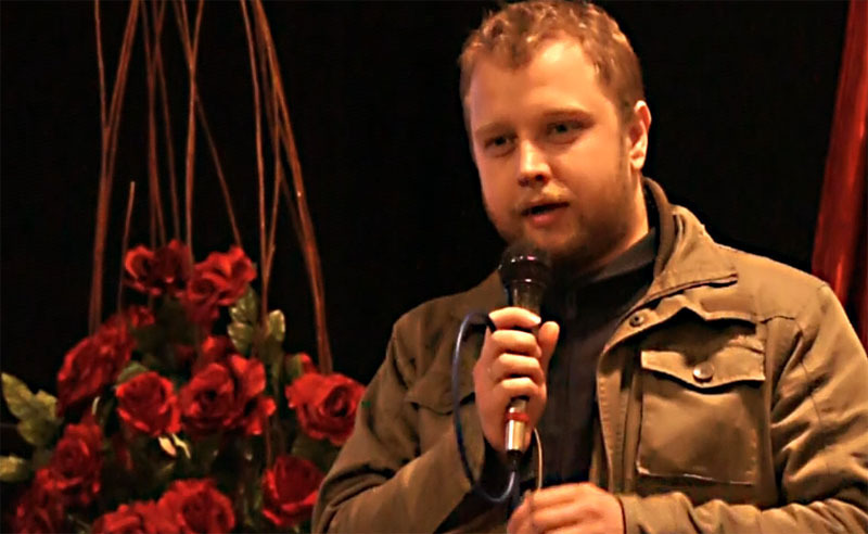 Wieczór w Sławie z autorem kryminałów skandynawskich video