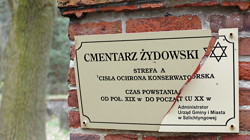 Cmentarz żydowski w Szlichtyngowej bez administratora