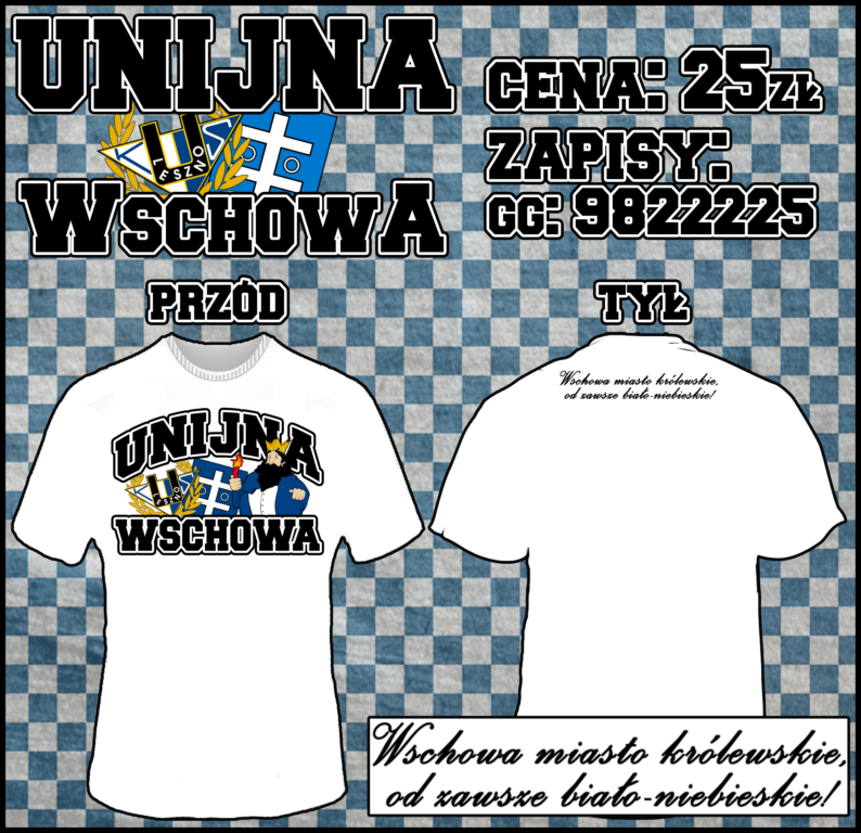 Ostatnie godziny na zamówienie koszulki Unijna Wschowa