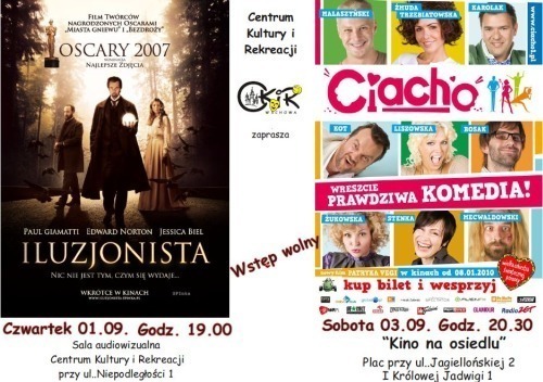 Filmowe propozycje CKiR