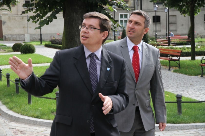 Spotkanie we Wschowie Burmistrza z Wiceministrem