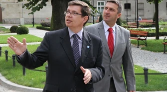 Spotkanie we Wschowie Burmistrza z Wiceministrem