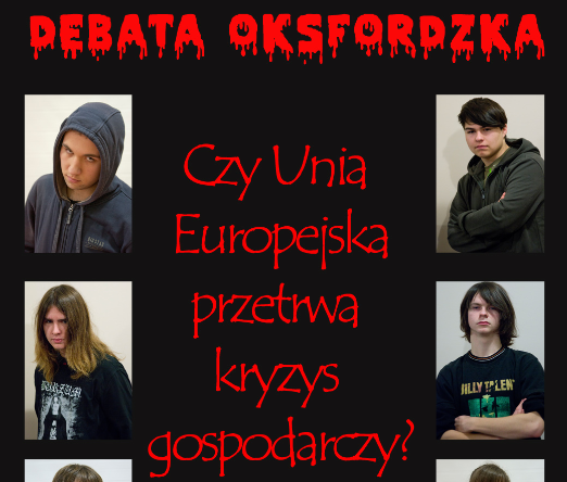Kryzys gospodarczy w Unii - debata oksfordzka w I LO