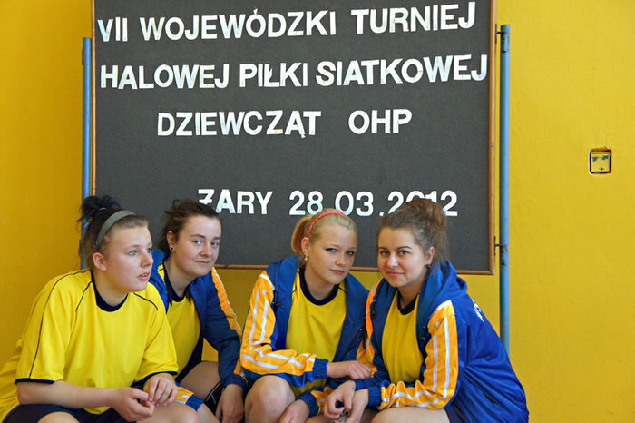 2 miejsce siatkarek z Hufca Pracy we Wschowie