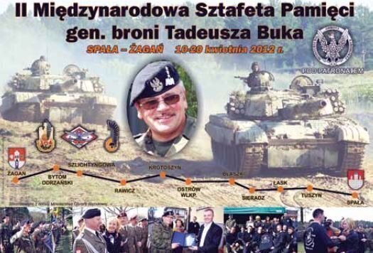 Przez Szlichtyngowę do Żagania - sztafeta im. Generała Buka
