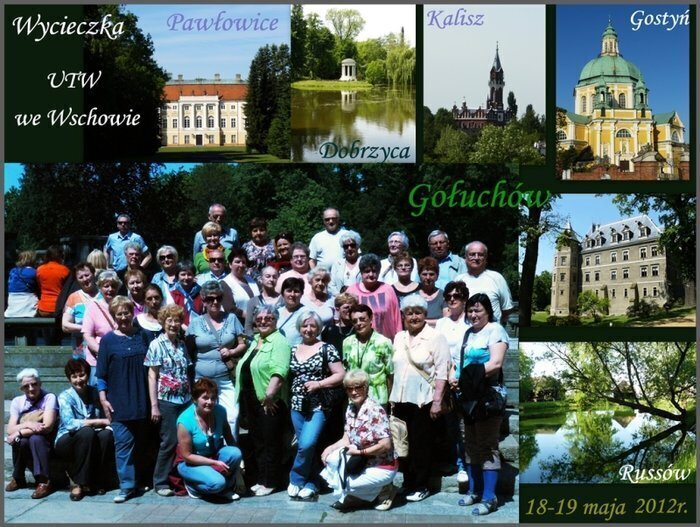 Słuchacze UTW szlakiem pałaców Wielkopolski
