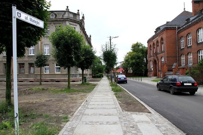 Przebudowano ulicę Matejki we Wschowie