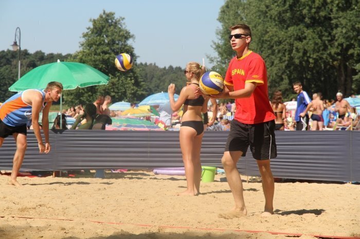 W Lginiu zagrali o mistrzostwo powiatu w piłce plażowej