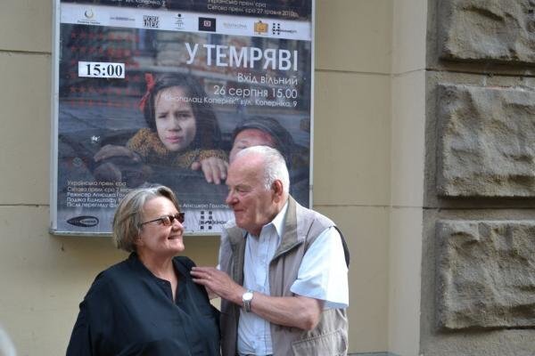 Tadeusz Telicki na ukraińskiej premierze W ciemności
