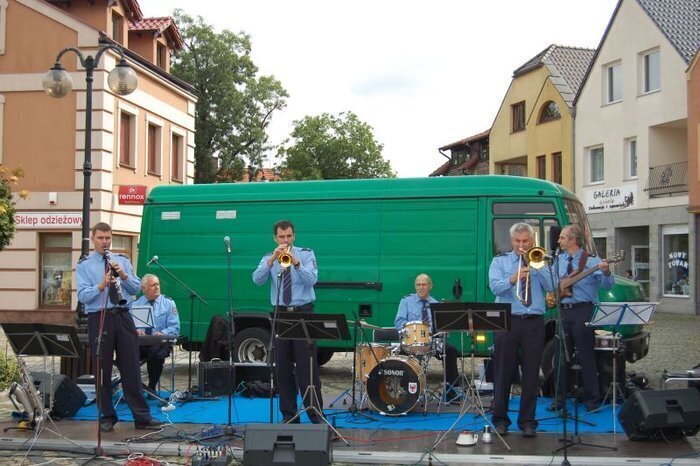 Policyjna Orkiestra Brandenburgii zagrała w Sławie
