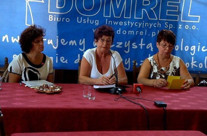 Z Urszulą Chudak i Renatą Chilarską w TV Odra