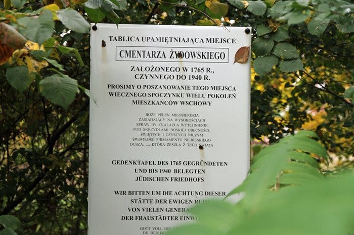 Cmentarz żydowski we Wschowie poszukiwany - sonda