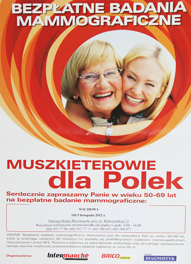 Od 5 listopada bezpłatne badania mammograficzne