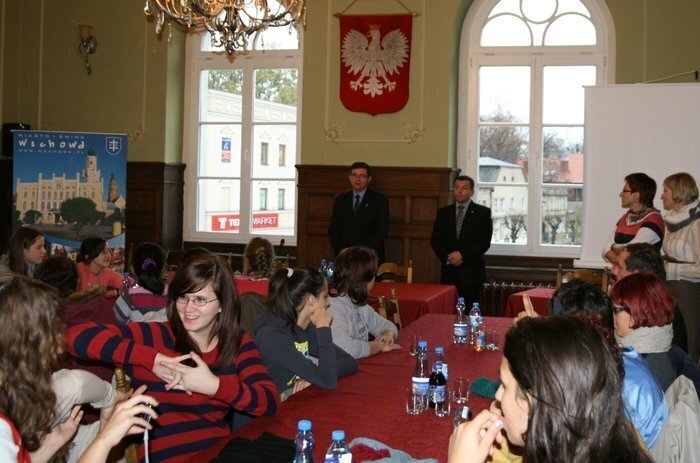 Uczestnicy programu Comenius odwiedzili burmistrza