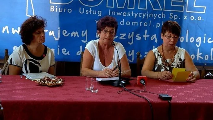 Z Urszulą Chudak i Renatą Chilarską w TV Odra 