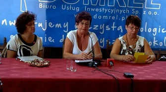 Z Urszulą Chudak i Renatą Chilarską w TV Odra 