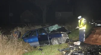 Nadmierna prędkość prawdopodobną przyczyną wypadku w Przyczynie Górnej