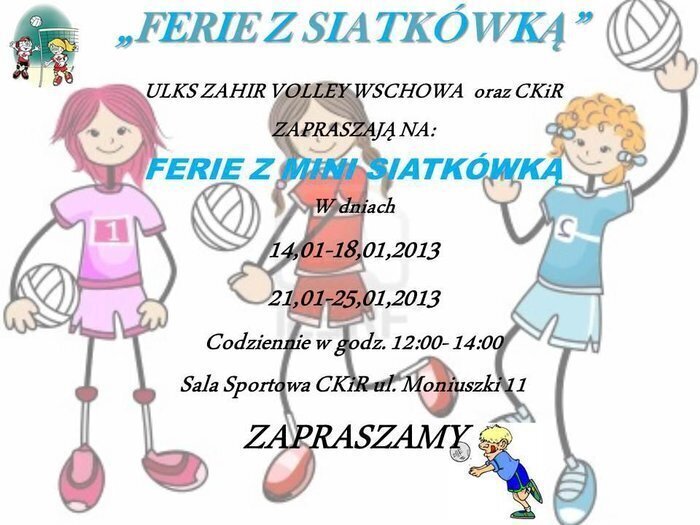 Ferie z siatkówką