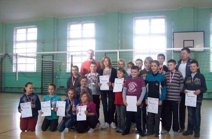 Turniej na zakończenie ferii z siatkówką