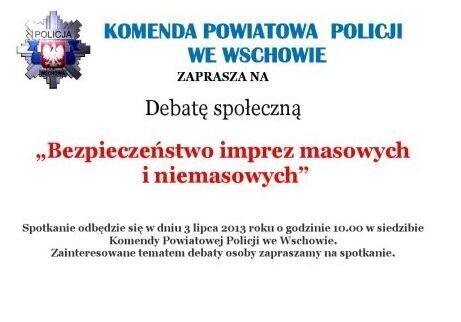 Porozmawiają o bezpieczeństwie imprez sportowych