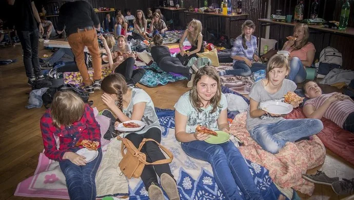 Noc filmowa w Gimnazjum Językowym 