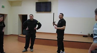 Uczniowie Staszica na zajęciach z byłym dowódcą GROM-u