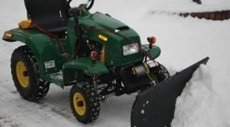 Nietrzeźwy operator odśnieżarki