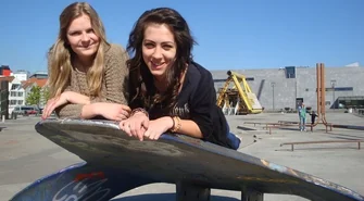 Uczennice ze Staszica w Norwegii