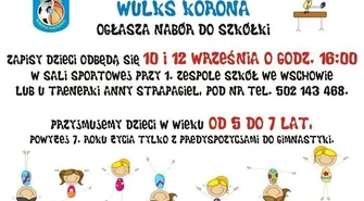 Nabór do szkółki akrobatycznej Korony Wschowa