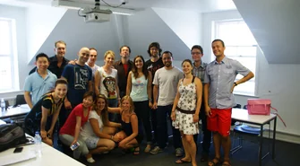 Doskonalili angielski w Manchesterze