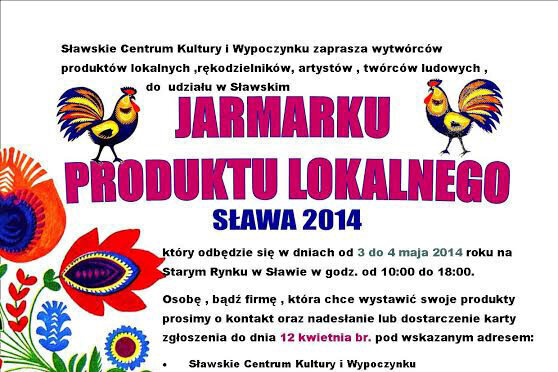 SCKiW zaprasza wystawców na Jarmark