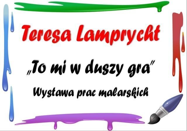 To mi w duszy gra- wystawa malarstwa w bibliotece