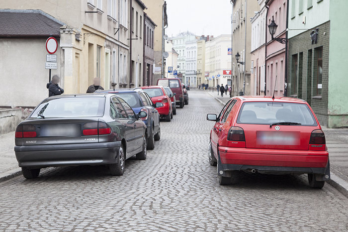 Zablokowała ruch na Ratuszowej