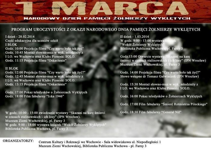 Obchody Dnia Żołnierzy Wyklętych