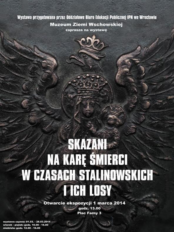 Otwarcie wystawy Skazani na karę śmierci w czasach stalinowskich...