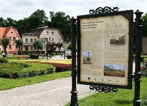 Tablice informacyjne przy wschowskich zabytkach