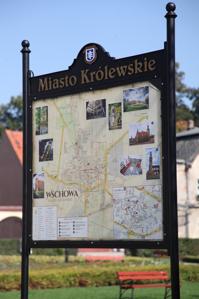 Zamontowali plan miasta