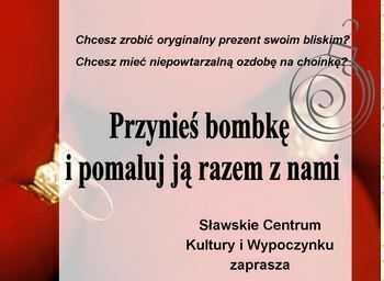 Wspólne malowanie bombek w Sławie