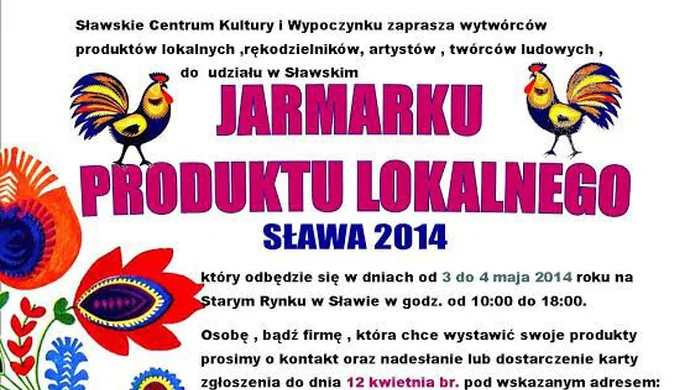 SCKiW zaprasza wystawców na Jarmark