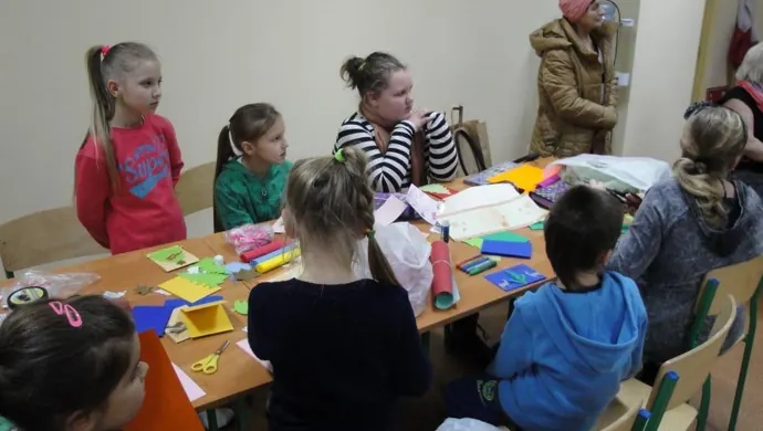 Wykonali kartki techniką scrapbooking