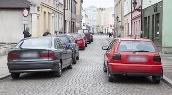 Zablokowała ruch na Ratuszowej