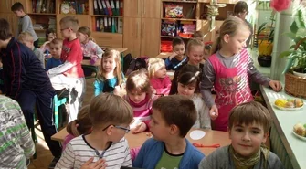 Przedszkolaki w Szkole Podstawowej nr 1