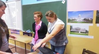 ICT LIFE  czyli videokonferencja w Staszicu