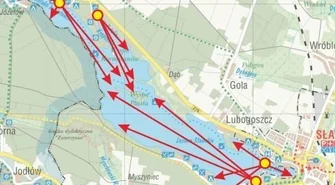 System ostrzegania na jeziorze sławskim