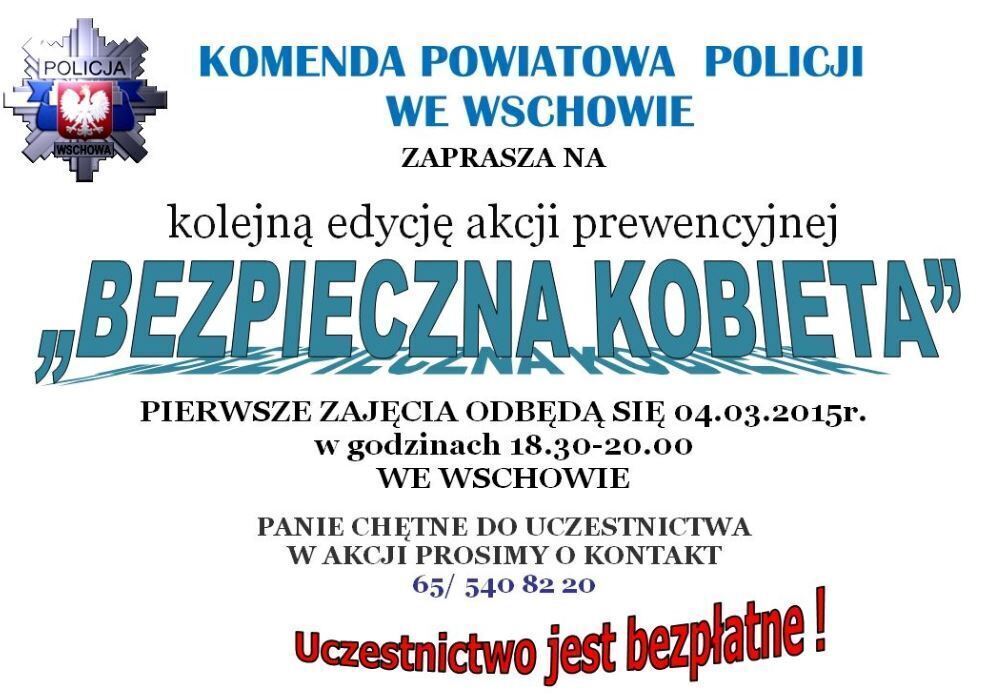 Kolejna edycja Bezpiecznej kobiety