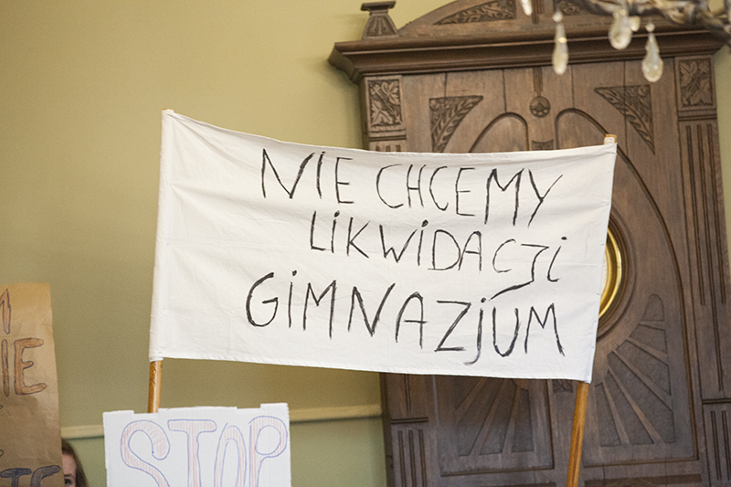 Przegłosowali zamiar likwidacji Gimnazjum