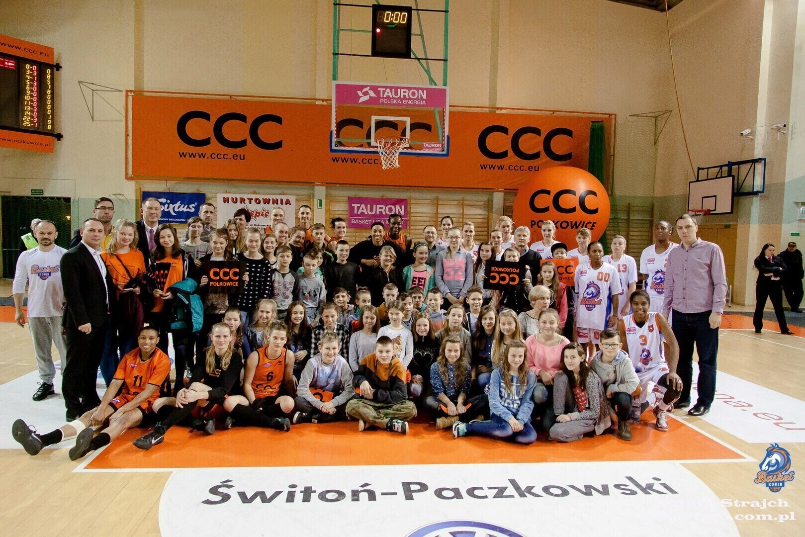Jedynka na meczu Tauron Basket Ligi
