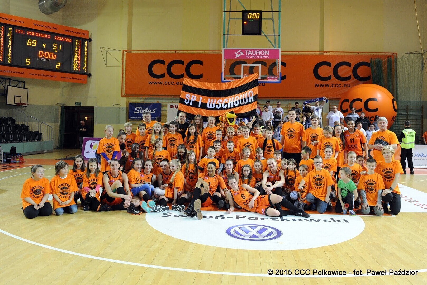 SP-1 kibicuje podczas PLAY-OFF Ekstraklasy koszykarek